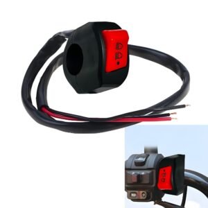 Autozap 22mm Universal Motorcycle Switch ON/ON/OFF Connector Button Handlebar 10 A Three Way Switch (Pack of 1 Number of Switches - 1)