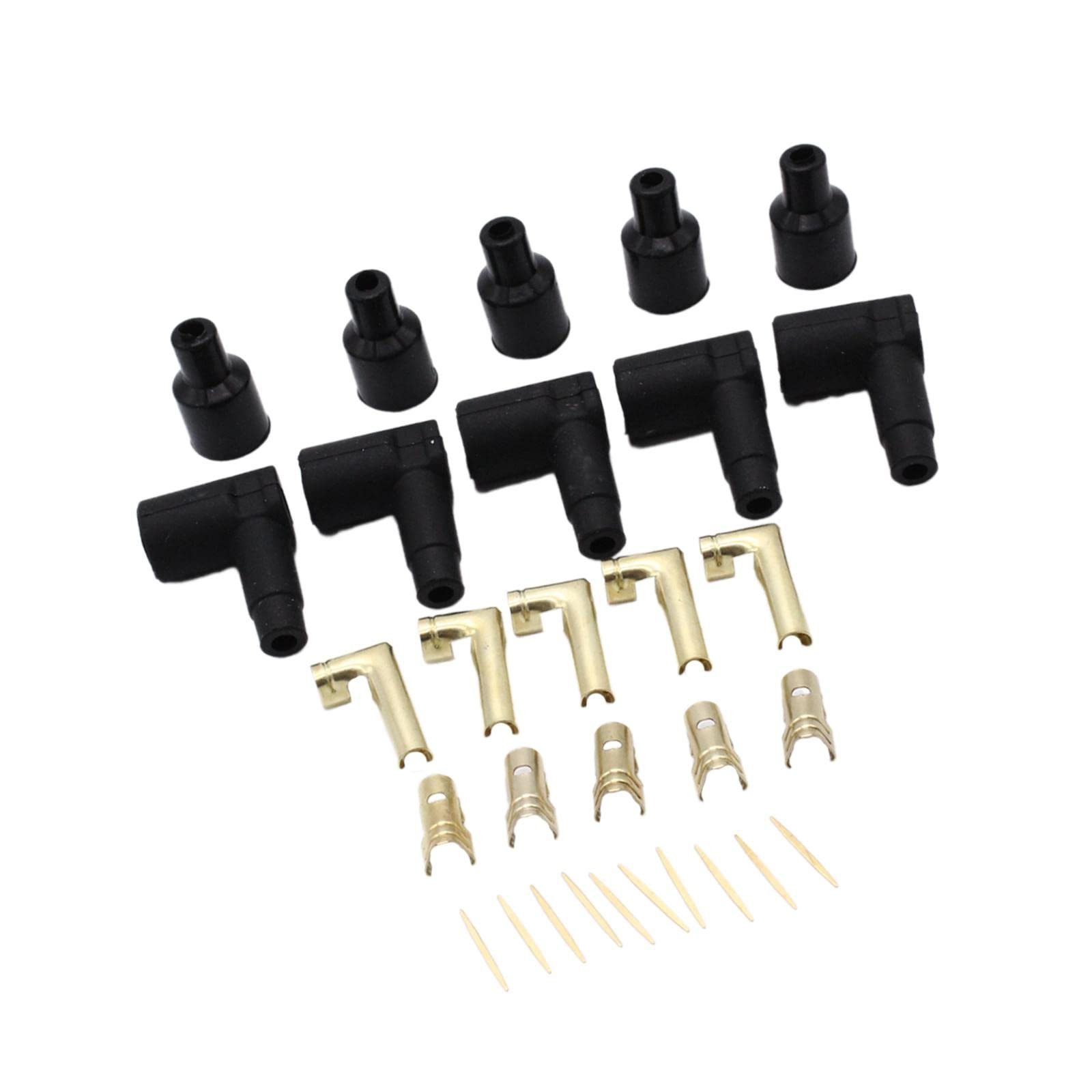 Loom Tree® 5 Pieces Coil Spark Plug Coil Boot Terminal Set High Performance| Parts & Accessories | Car & Truck Parts | Ignition Systems | Ignition Wires - Image 5