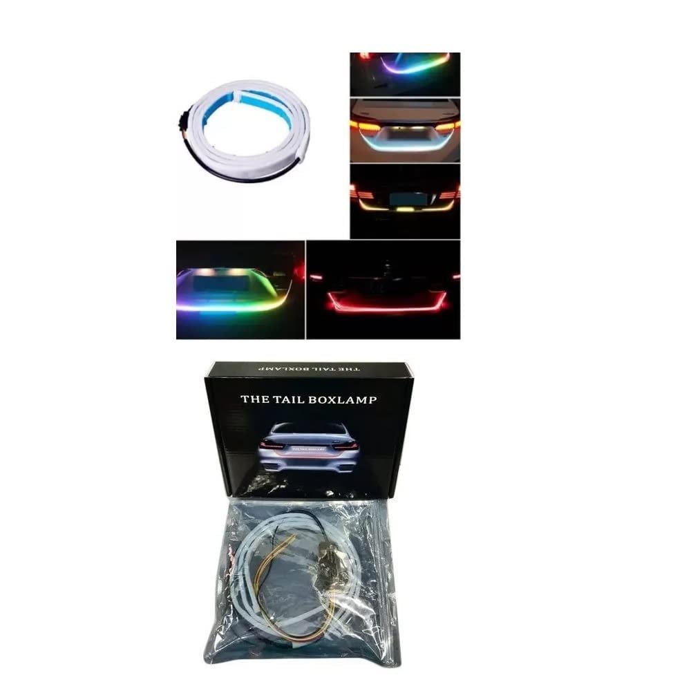 Stylish LED Trunk/Dicky/Diggi/Boot/Tail Light Strip with Brake Turn Signal Suitable for All Car & SUV - Image 3