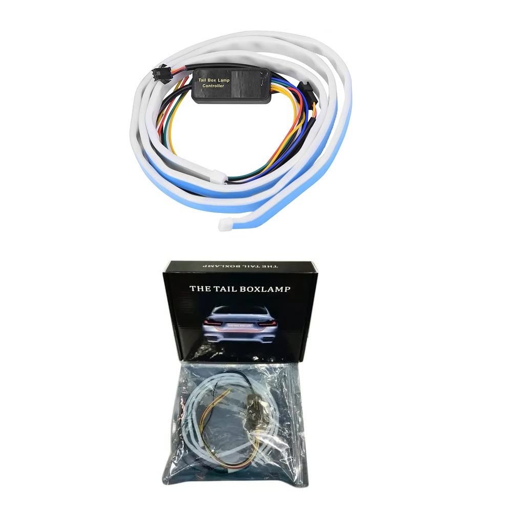 Stylish LED Trunk/Dicky/Diggi/Boot/Tail Light Strip with Brake Turn Signal Suitable for All Car & SUV - Image 4