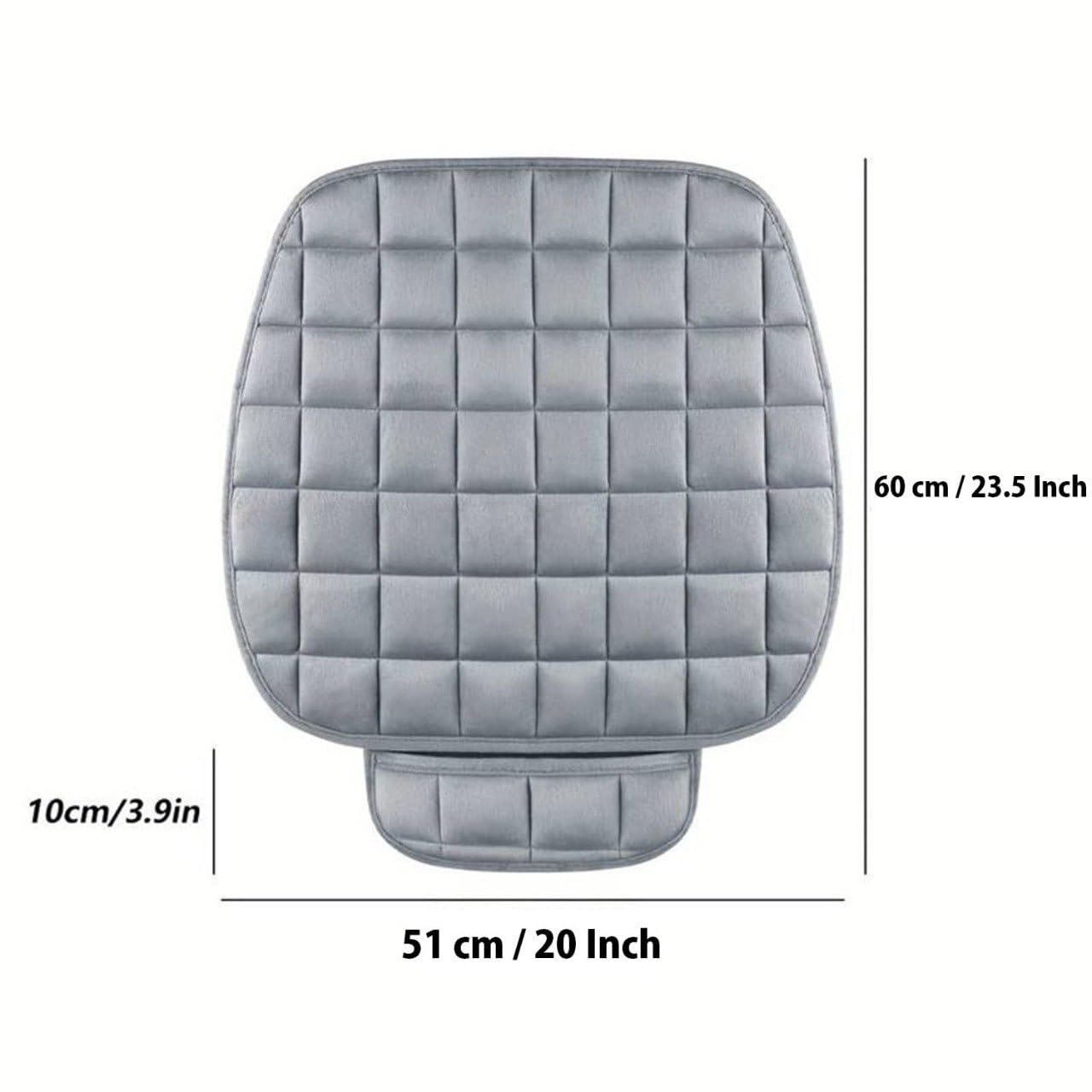 VANITYA Car Seat Soft Cover with Non-Slip Grip and Storage Pouch, Breathable, Memory Foam Comfort Seat Protector for Cars Universal Fit, Anti-Wear, Pressure Relief, Easy Installation - Image 5