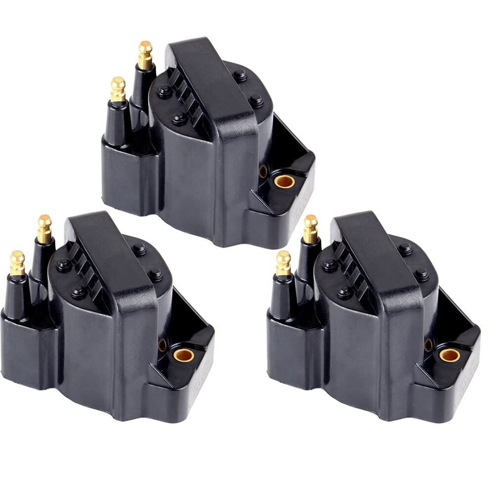 Ignition Coil Ignition Spark Plug Coil Pack for GMC Pontiac Chevrolet Compatible with DR39 C1316 D545 (Pack of 3)