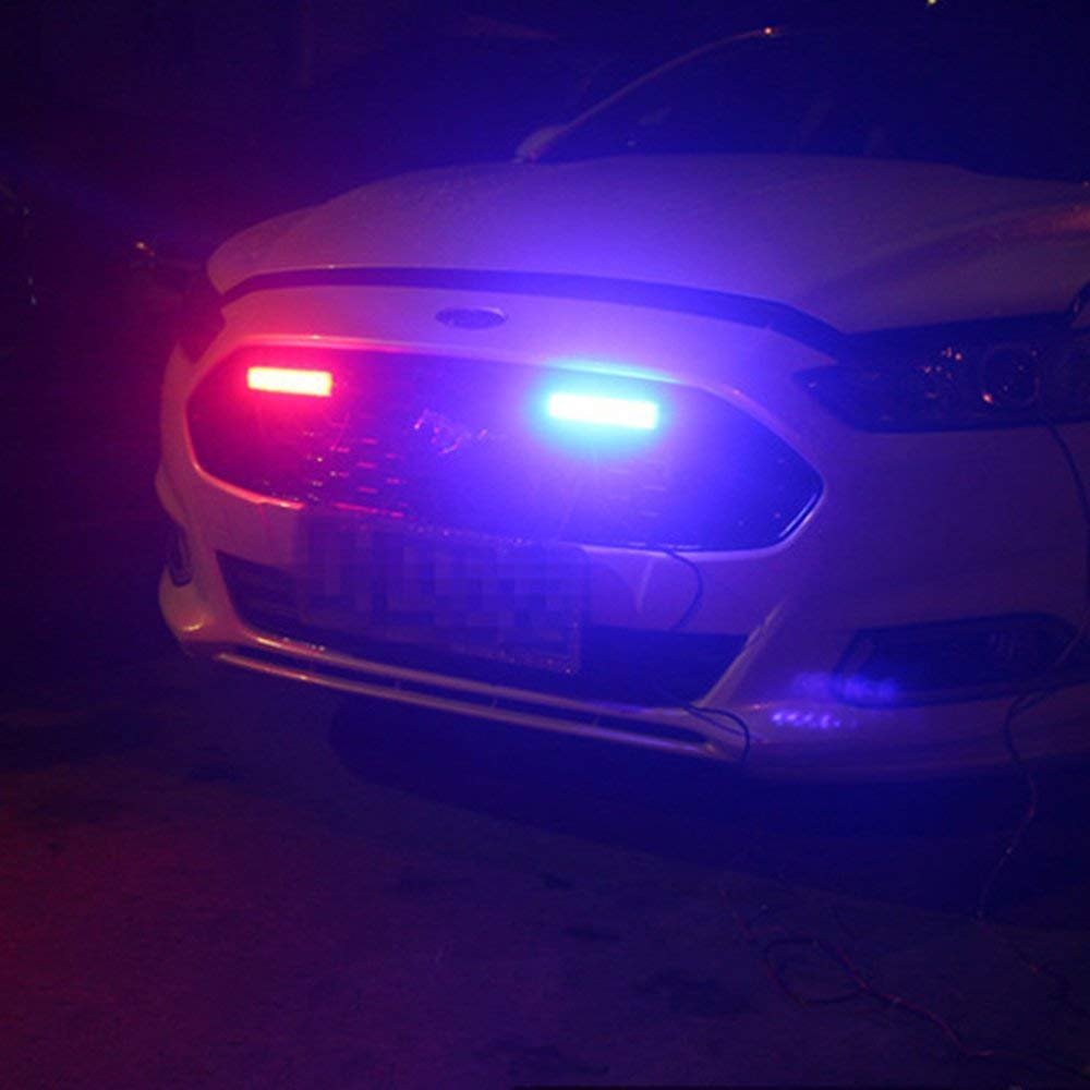 Ride2joy Federal Signal 12v 6 Led car Blinker Light Red/Blue/White(d2) - Only A Quality we have Not 2nd copy - Image 3