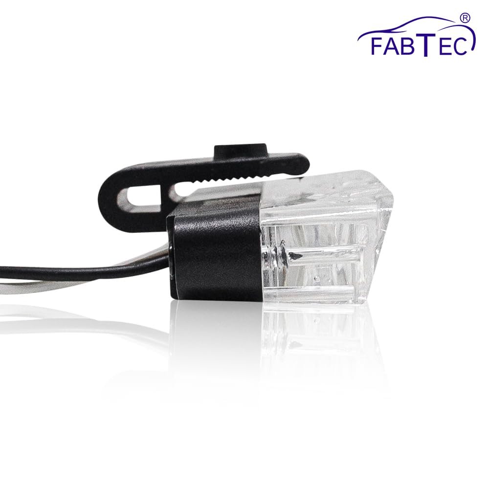 FABTEC Car Grill Red & Blue LED Daytime Running Light DRL Police Flasher Emergency Warning Strobe Light for Cars with Controller & Flashing Modes - Image 5
