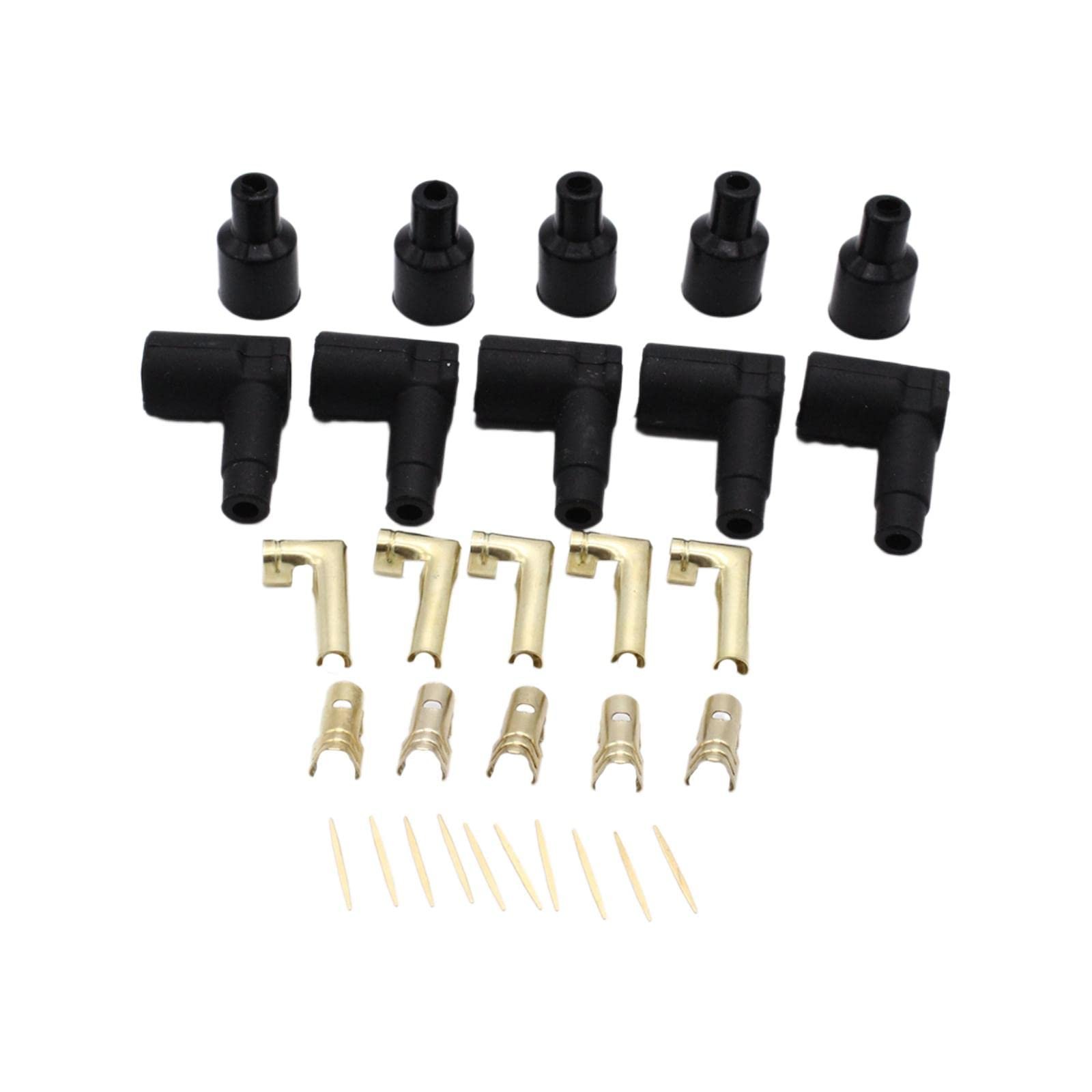 Loom Tree® 5 Pieces Coil Spark Plug Coil Boot Terminal Set High Performance| Parts & Accessories | Car & Truck Parts | Ignition Systems | Ignition Wires