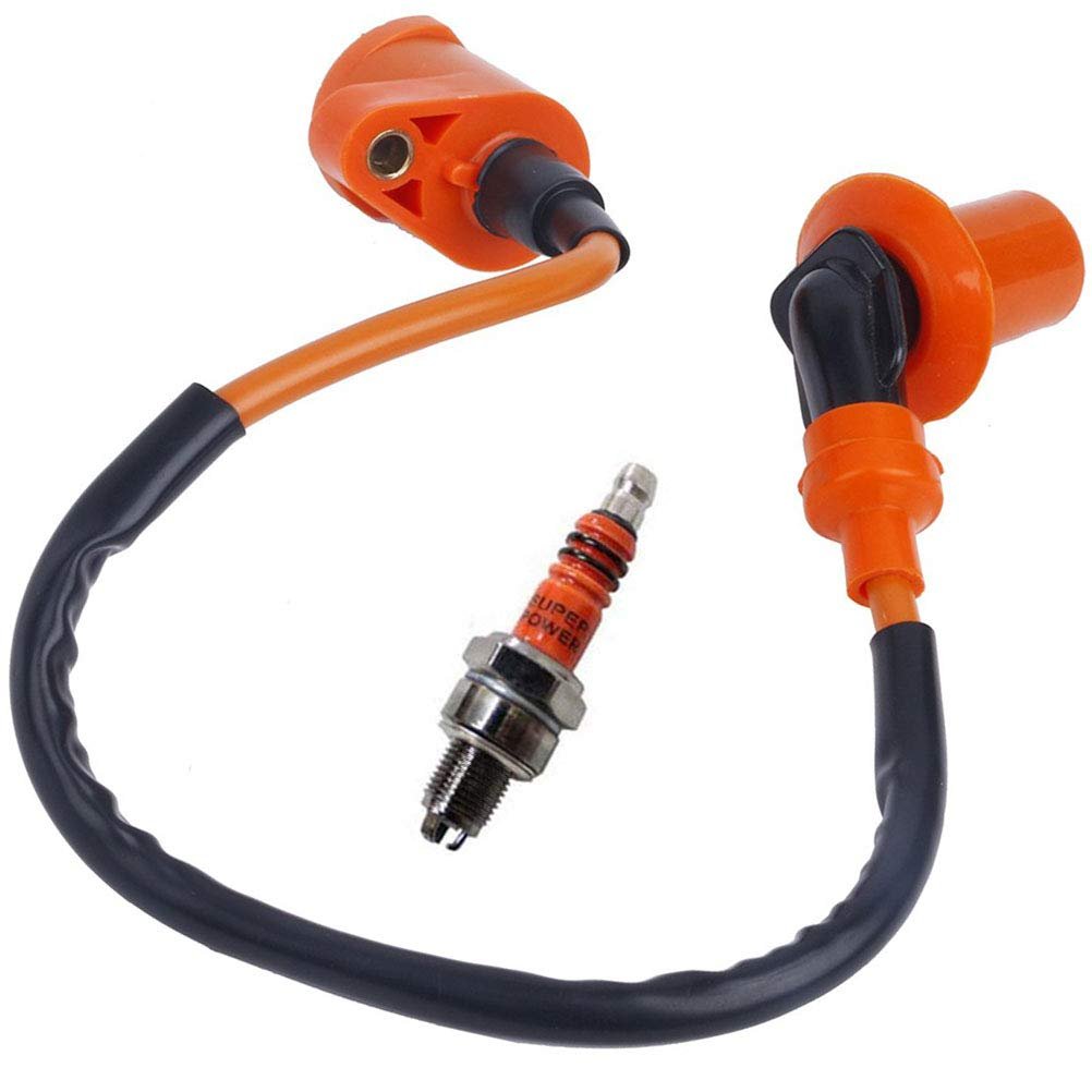 High Performance Racing Ignition Coil for GY6 50cc 150cc 125cc ATV Moped Scooter Parts with 6 Pin CDI 3 Electrode Spark Plug - Scooter Ignition Coil Moped Performance Parts by - Image 5