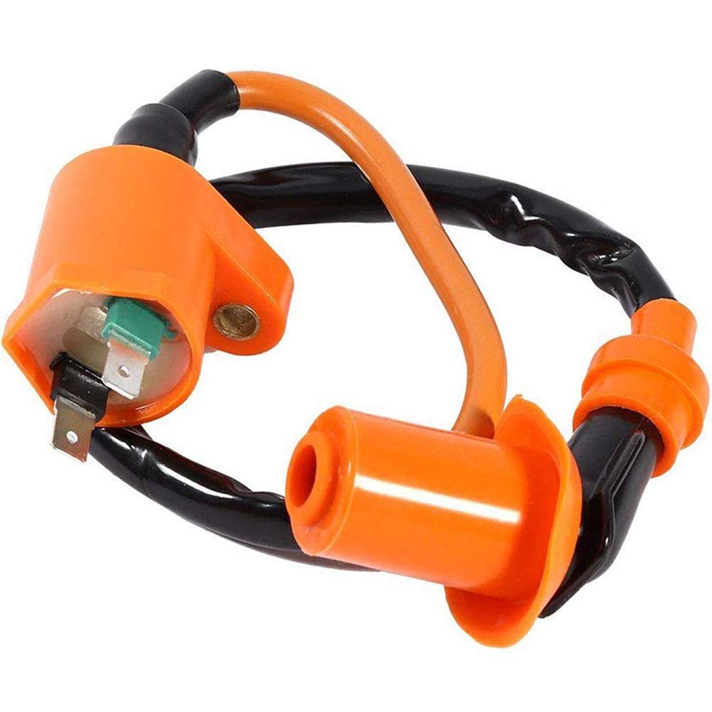 High Performance Racing Ignition Coil for GY6 50cc 150cc 125cc ATV Moped Scooter Parts with 6 Pin CDI 3 Electrode Spark Plug - Scooter Ignition Coil Moped Performance Parts by - Image 3