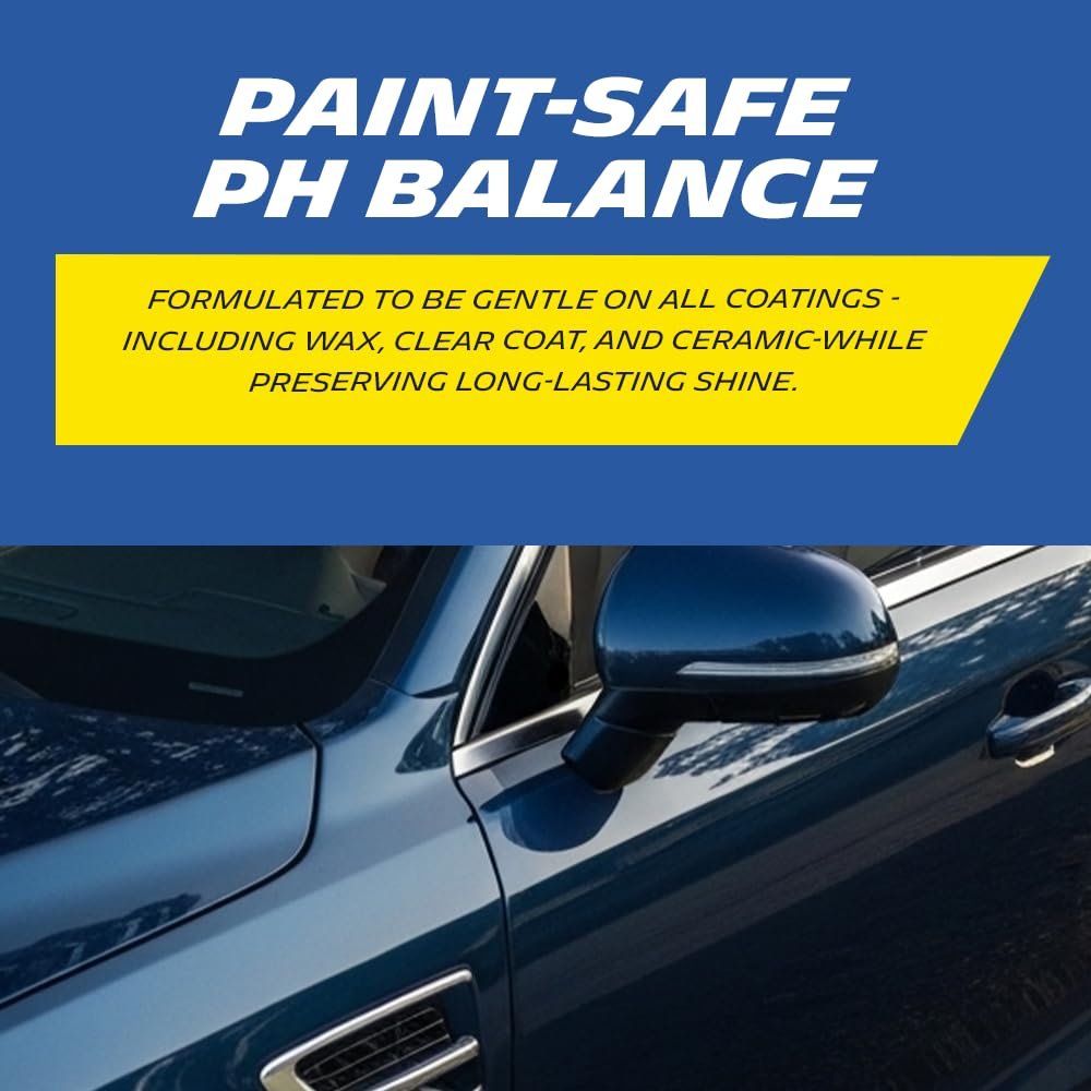 MICHELIN Car Shampoo 500ml | pH Balanced & Super Concentrated Formula for Bucket & Foam Cannon Wash | High Foam for Deep Cleaning | Removes Tough Dirt & Grime | Gentle on Paint & Clear Coat - Image 4