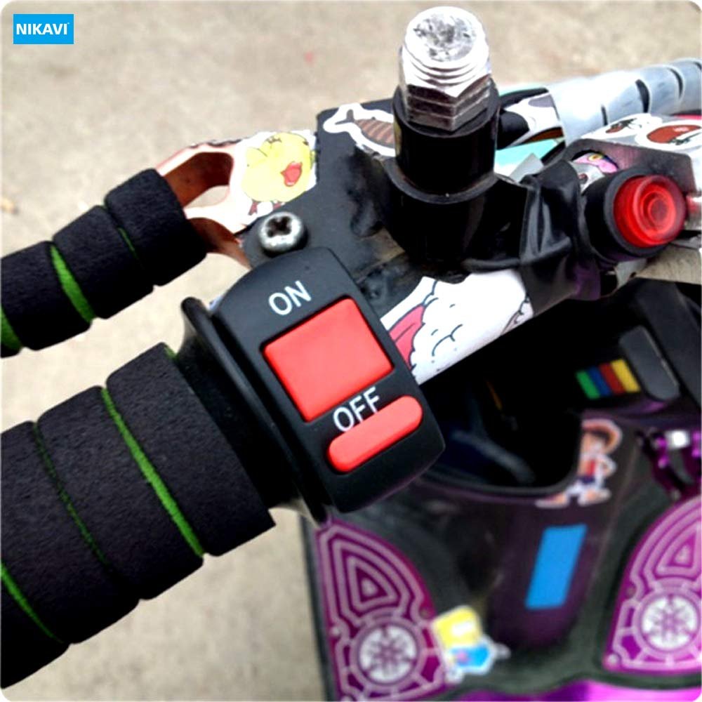 NIKAVI Bike Hazard Light Switch – Universal Double Control ON/OFF Handlebar Switch for Headlight, Fog Light, Indicator, Compatible with Activa, Vespa, Scooty, Access, Aprilla, TVS, Yamaha - Image 7