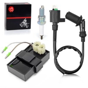CDI Box & Ignition Coil & Spark Plug Compatible with Polaris Phoenix 200 2005 0452310