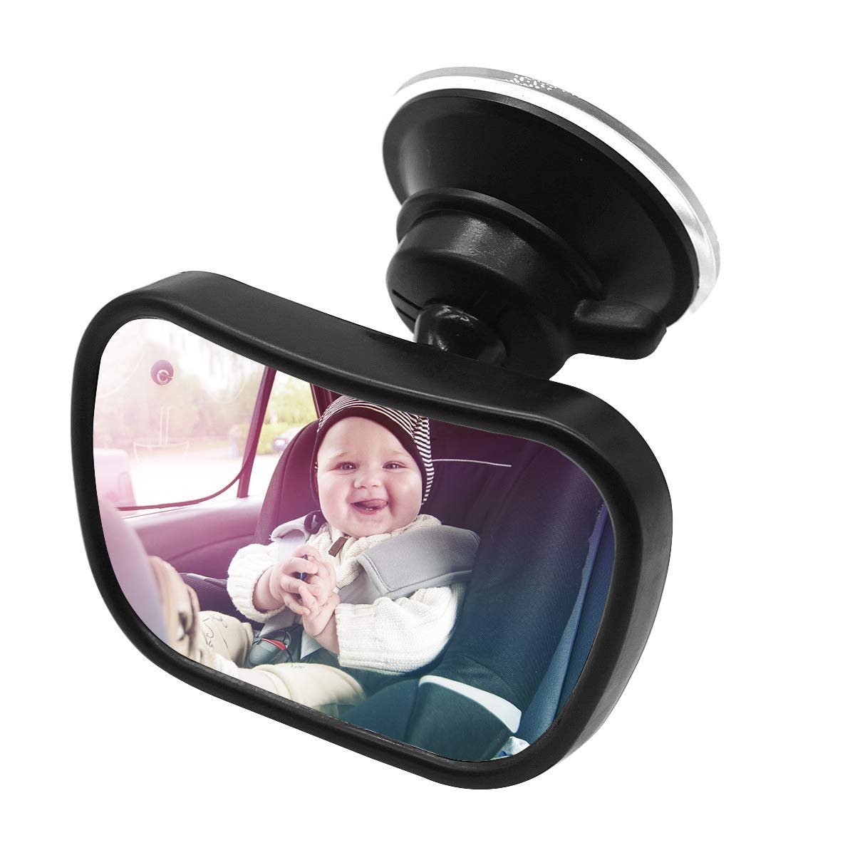 3Pcs Car Rear View Mirror Set, Large Mirror and Car Mirror, Includes Clip and Suction Cup Accessories for Installation, Useful for Monitoring Cargo Area and Rear Seat Passengers - Image 2