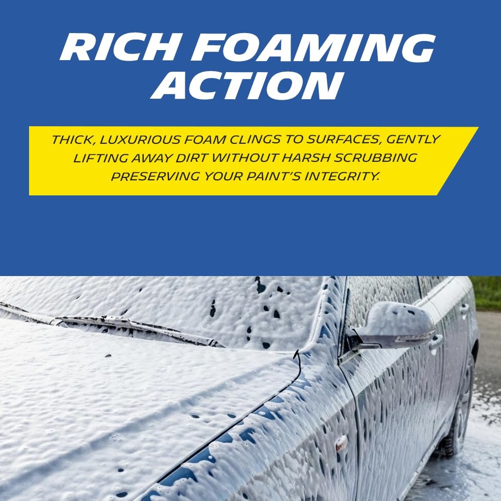 MICHELIN Car Shampoo 500ml | pH Balanced & Super Concentrated Formula for Bucket & Foam Cannon Wash | High Foam for Deep Cleaning | Removes Tough Dirt & Grime | Gentle on Paint & Clear Coat - Image 3