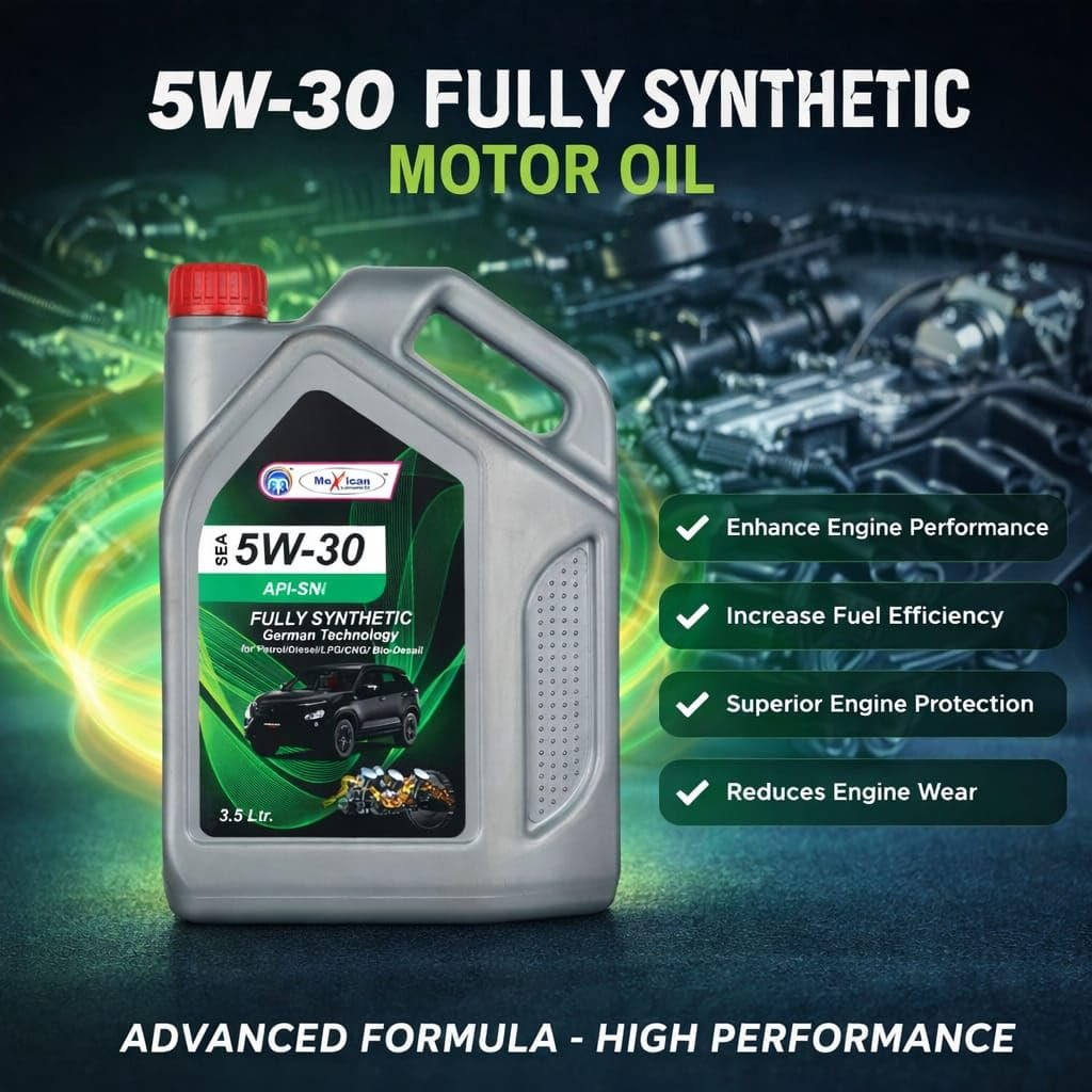 5W-30 Fully Synthetic Engine Oil 3.5L | API SN Car Motor Oil | High Performance Engine Protection | Improves Fuel Efficiency | For Petrol & Diesel Cars | 3.5 Litre - Image 3