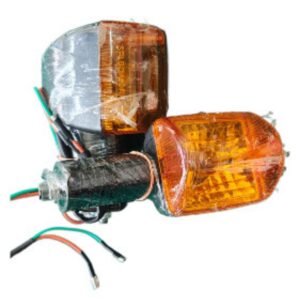 Bike Indicator Light Sate for Hero Splendor Plus & Splendor Pro| Incandescent Indicator Light for Hero Splendor, Splendor Pro, Splendor Plus (Yellow) |Signal Light Set | 12V Indicator Lamp | Pack of 2