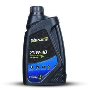 Signate 20w40 Engine Oil for Bikes 1L, 4 Stroke Engine Oil for Motor Cycle, Maximum Gear Protection & Efficient Performance Bike Oil