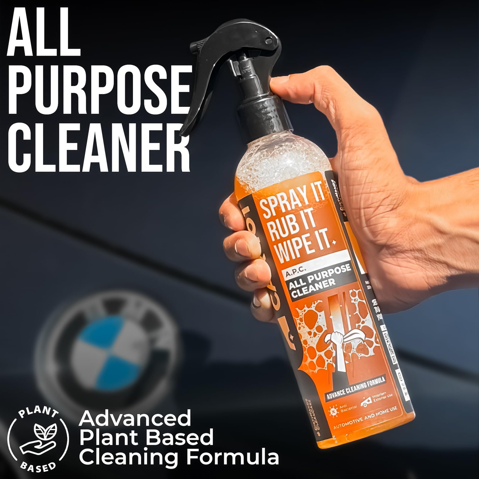 CAR101 All Purpose Cleaner - 300ml | Multi-Surface Deep Cleaning Spray for Car & Home | Deep Clean Interior Dashboard, Seats, Kitchen, Furniture, Shoes & Equipment | Fast Acting Dirt & Stain Remover - Image 2