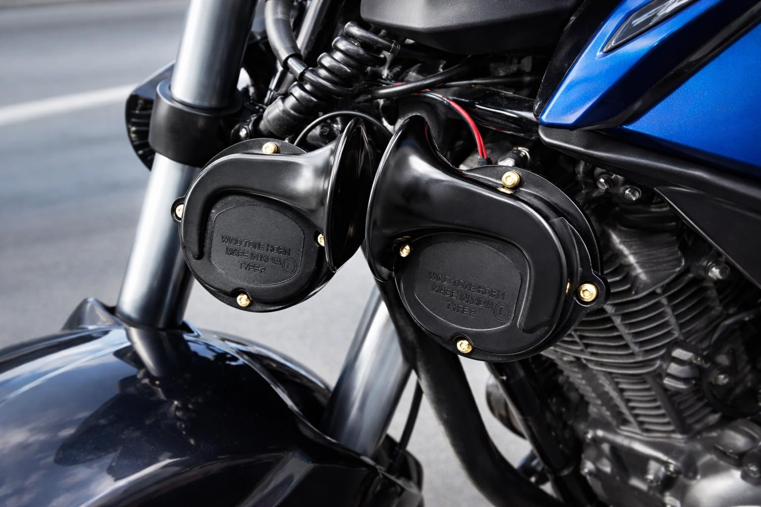 High Power Wind Tone Horn Set, 12V Universal Snail Horn with Relay, Super Loud 110-115 dB, Waterproof, for Cars and Bikes - Image 2