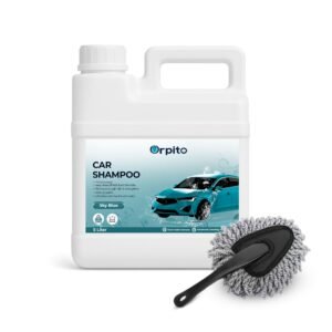 Orpito Car Shampoo 5L Multi Fragrance | High Foam Car Wash Liquid | Deep Cleaning Formula | pH Neutral Paint Safe | Removes Dust & Grime | Glossy Finish Wash (1, SKY BLUE)
