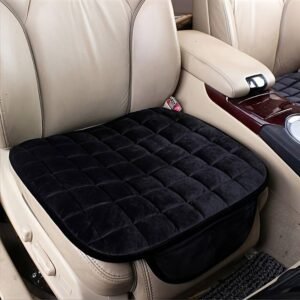 HEEZOX Breathable Car Seat Cover Cushion, Black, 60×50 cm, 1Pc