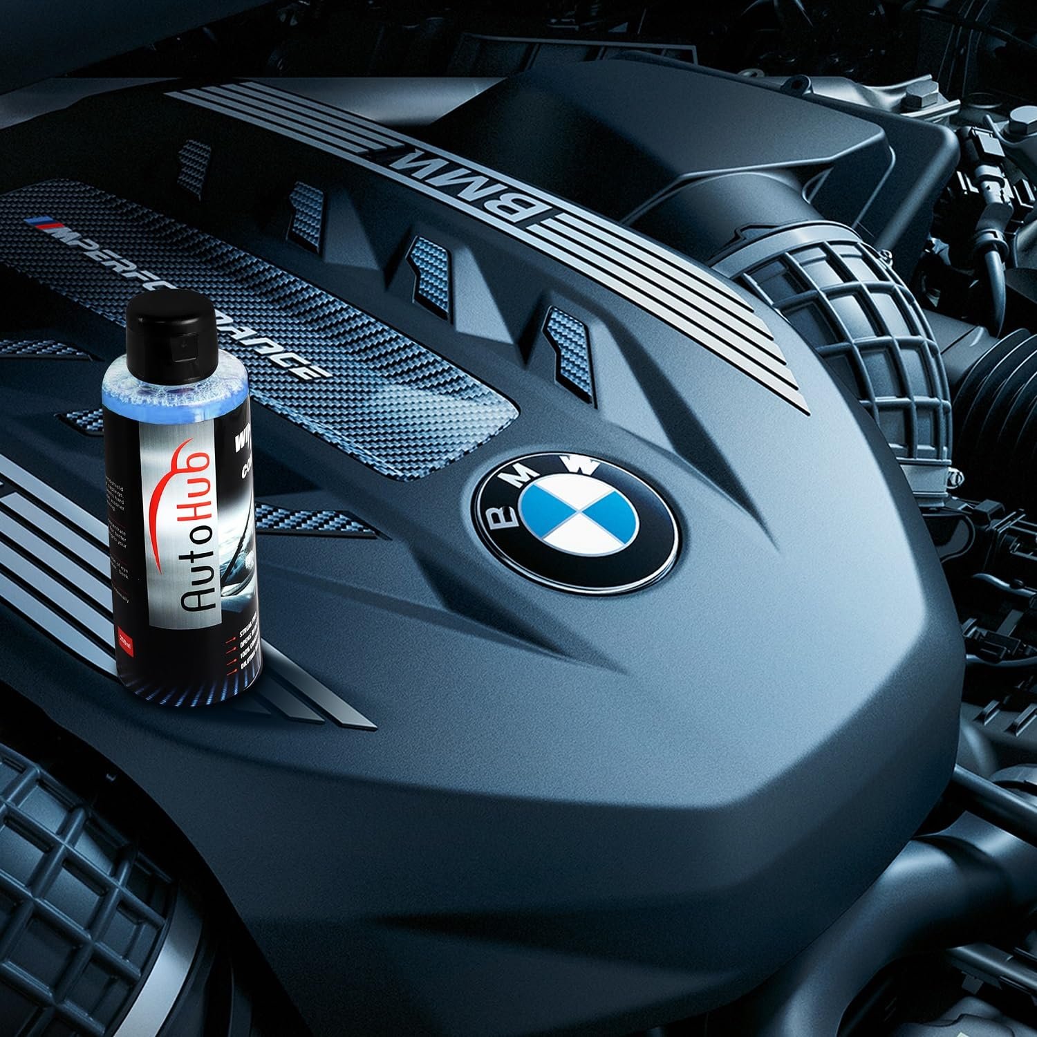 Auto Hub Windshield Washer Fluid for Car, Car Windshield Cleaner Liquid In Concentrate Form (20 ML Enough For 1L Tank) - Instant & Streak Free Car Glass Cleaning from Our Car Wiper Liquid - Image 3