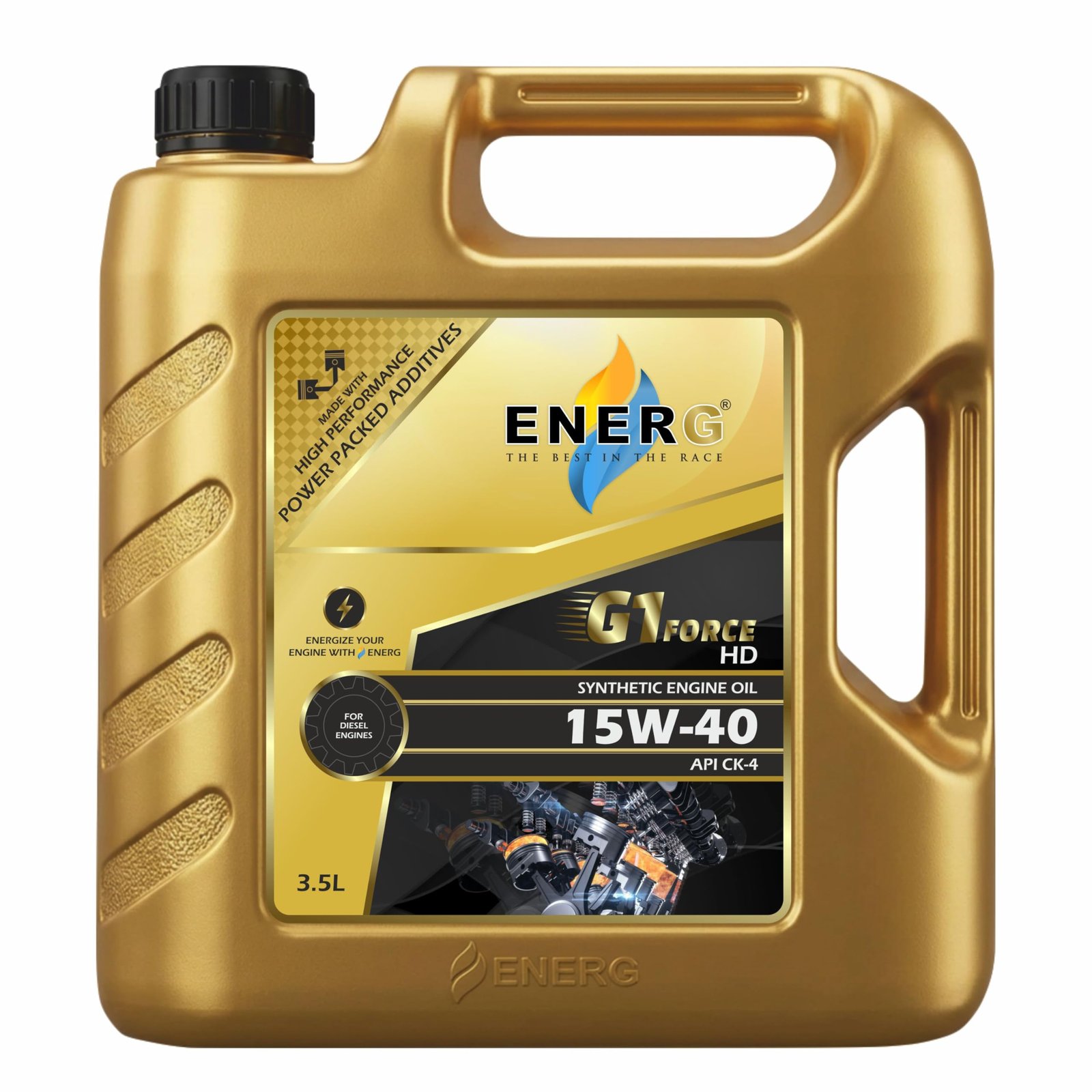 ENERG G1 FORCE HD 15W-40 Synthetic Heavy Duty Diesel Engine Oil, 3.5L