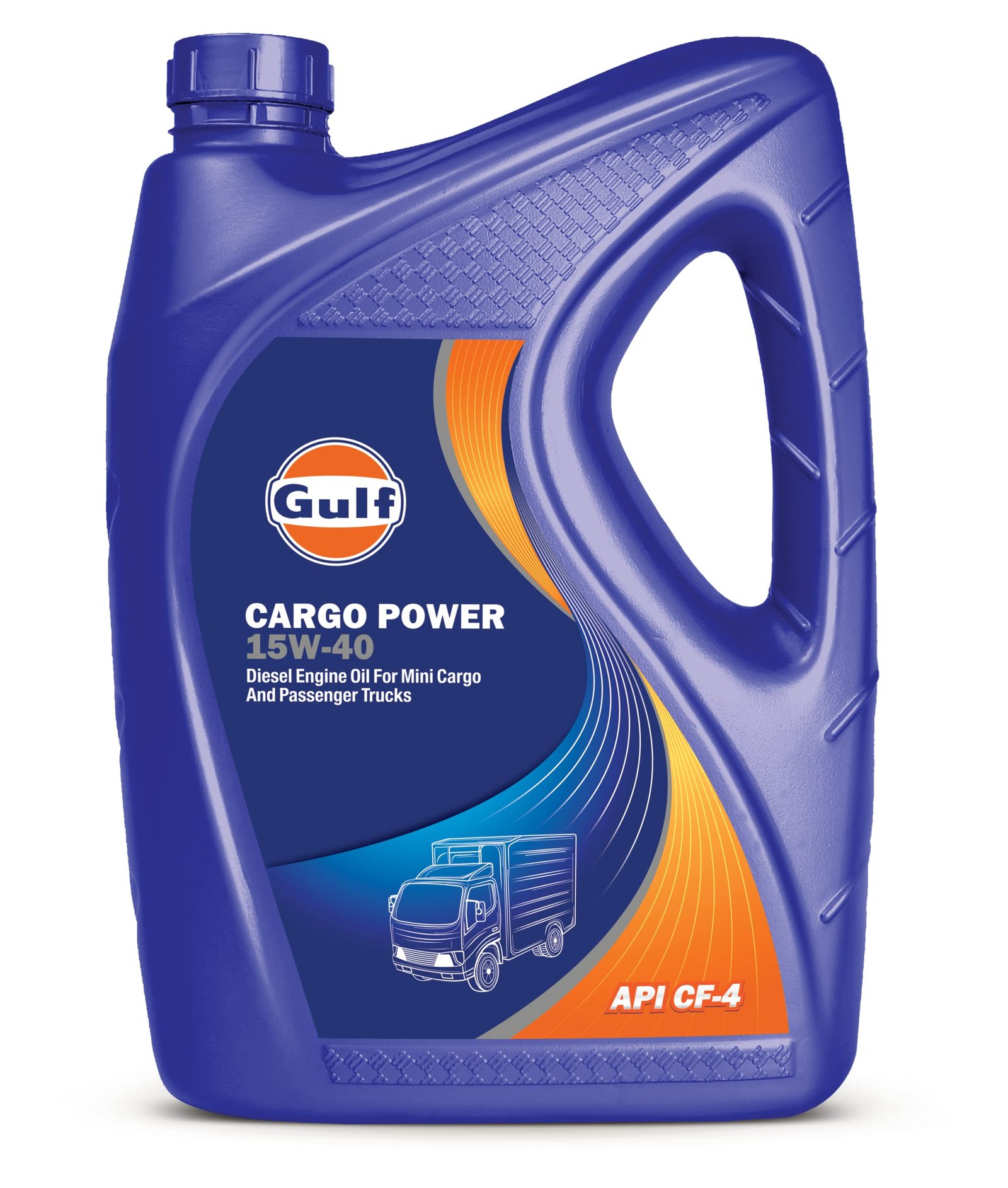 Gulf CARGO POWER 15W-40 API CF4, MB 228.1 | Mini Cargo, Trucks by Tata, Mahindra, Piaggio, Atul etc. | Multi-Grade Engine Oil [3 L] - Pack of 1