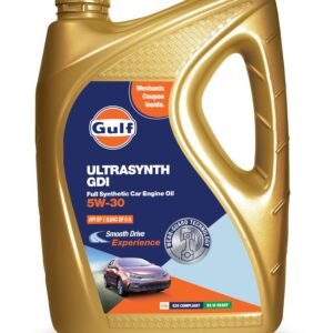 Gulf ULTRASYNTH GDI 5W30 API SP, ILSAC GF-6A | Developed for Petrol, E20 & CNG Passenger Cars | 4 Wheeler Full-Synthetic Engine Oil [3.5 L] - Pack of 1