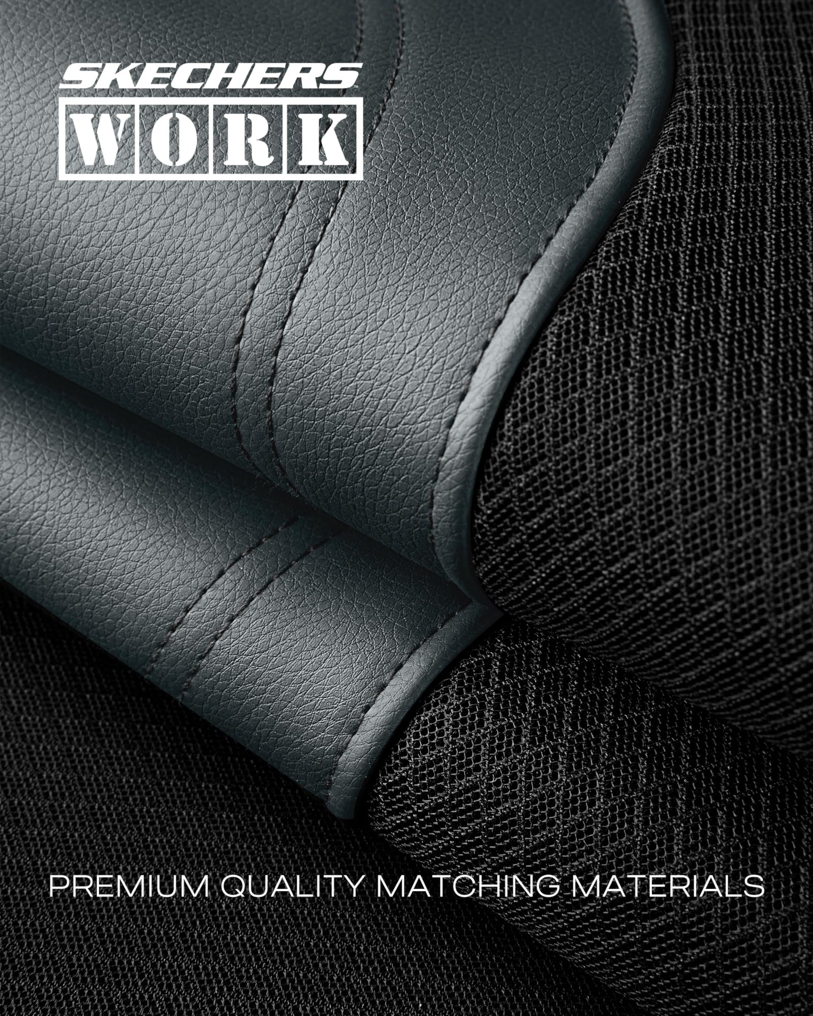 Skechers Work Car Seat Covers,Leather Seat Covers,5-Times Stronger Built in Webbing, Oxford Fabric Car Seat Cover,Airbag Compatible,Automotive Comfort for Most Cars,Trucks,SUVs (Grey,Two Front) - Image 6