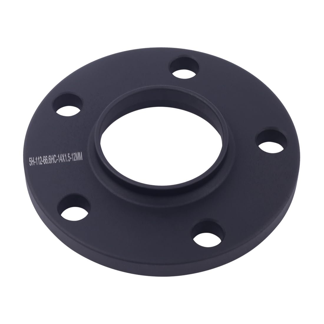 4PC Black 5x112 Wheel Spacers Hubcentric 12mm 66.56 Bore with 14x1.25 Bolts (40mm Shank Ball Seat) Compatible with BMW-Mini 5 Lug 2016+ X1 | 2018+ X2 X3 | 2019+ X4 X5 | 2020+ X6 X7 GR Supra - Image 5