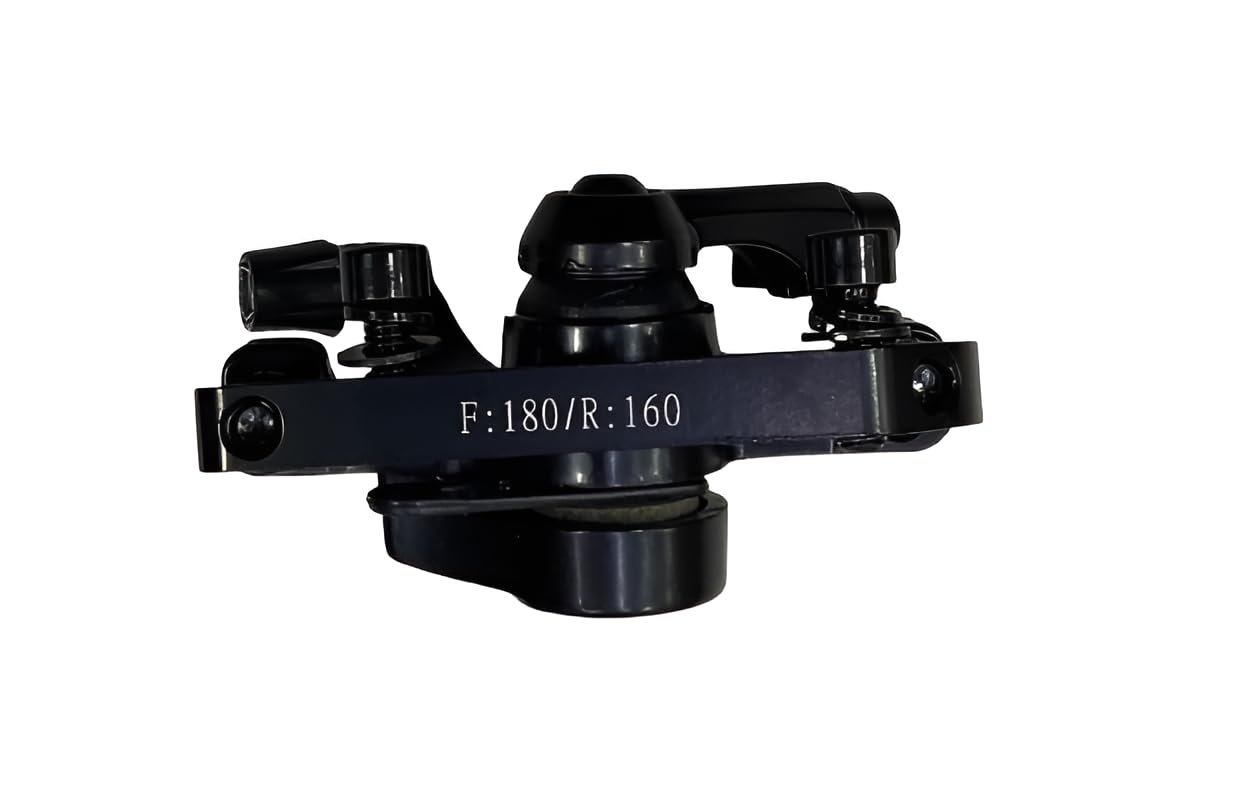 FLORIDA Premium Bicycle mechanical Disc Brake Caliper । Magnetic Brake pads with reliable powerful stopping force F:180/R:160 (black, Rear, 1 pcs) - Image 2