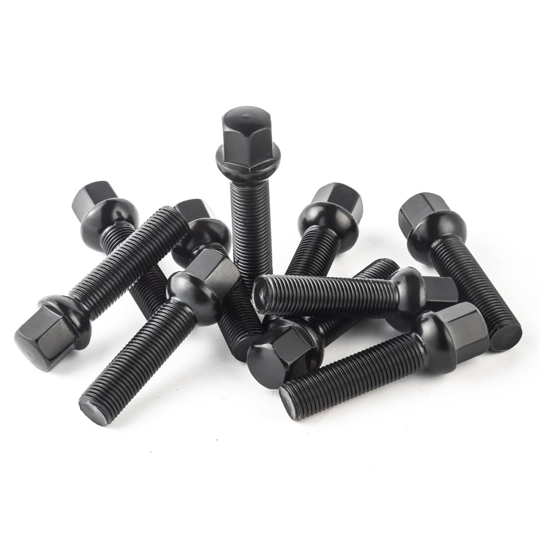 4PC Black 5x112 Wheel Spacers Hubcentric 12mm 66.56 Bore with 14x1.25 Bolts (40mm Shank Ball Seat) Compatible with BMW-Mini 5 Lug 2016+ X1 | 2018+ X2 X3 | 2019+ X4 X5 | 2020+ X6 X7 GR Supra - Image 7