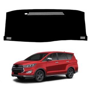 Car Dashboard Cover Compatible with Toyota Innova Crysta 2015-2026 Dustproof, UV Resistant | Sun Shade Carpet | Custom Fit Car Accessories (Balck)