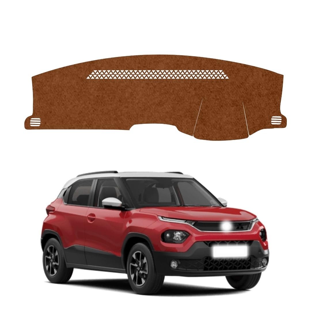 Car Dashboard Cover Compatible with Tata Punch 2021-2025, Punch Accessories, car Dashboard mat, Anti-Slip Dashboard Cover, Dash Board Cover