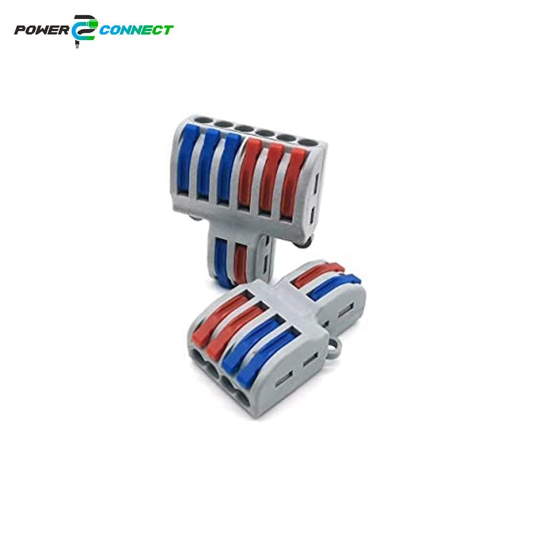 POWER CONNECT 2 IN-4 Out Universal Cable Connector (SET OF 1 Piece), Push-in-Lever Type Splice Conductor Terminal (SET OF 1 Piece) - Image 5