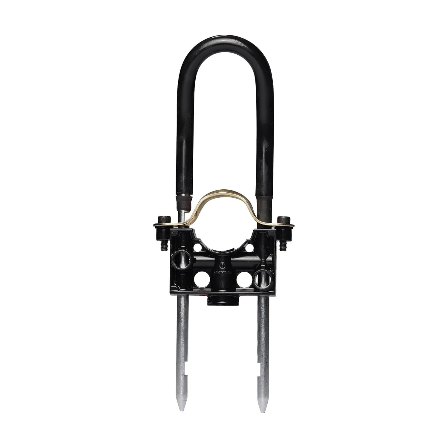 Alloy Steel Bike Front Shocker Wheel Lock for Hero Splendor Plus.,Black - Image 2