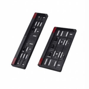 S.S.T. Bike Number Plate Frame | ABS Plastic | Rust-Free & Scratch Resistant | Universal Fitment for All Indian Vehicles.