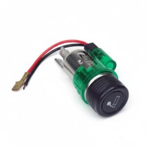 12V DC Auto car cigarette lighter Power socket outlet plug adapter Head and socket assembly light
