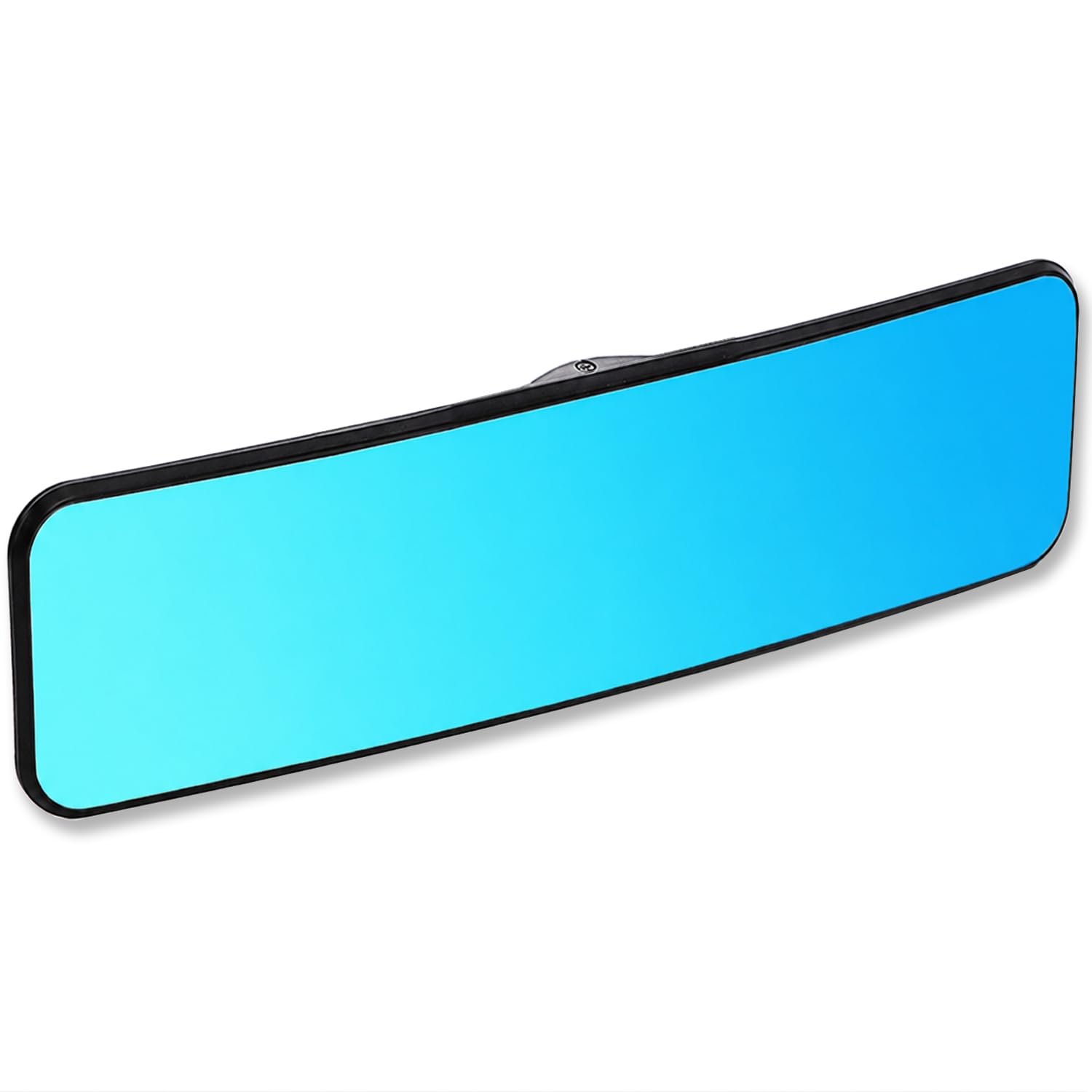 Anti Glare Rear View Mirror for Car, Clip on Wide Angle Rearview Mirror Eliminate Blind Spots Convex, Blue