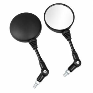 Bike Touring Mirrors (Pair) | 360 Degree Foldable Rear View Mirrors | Wide View | Universal Fit for Motorcycles Pulsar RS 200