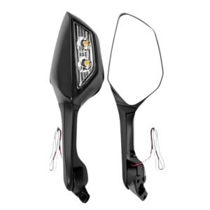 Manual Rear View Mirror, Dual Mirror For Yamaha, KTM, Suzuki, Honda, Bajaj, Hero Universal For Bike (Right, Left) (Pack of 2)