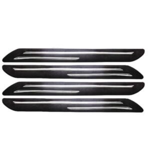 Riax Accessories Universal Fit Car Bumper Protector | Scratch Guard | Front & Rear Bumper Safety Strip | Heavy Duty Rubber Protector
