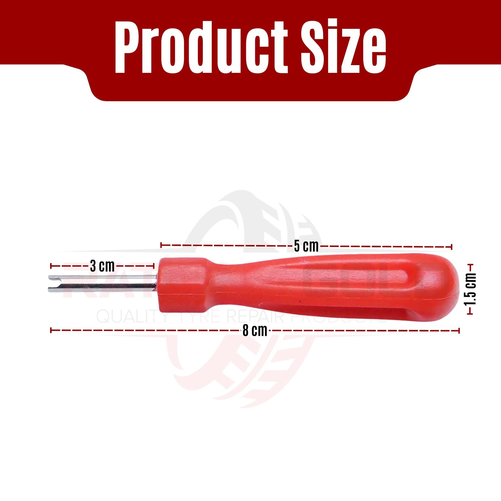 10 Pcs Tyre Valve Repair Tool Kit | Truck Valve Die Long Size, Valve Core Remover Key, Valve Dies & Standard Valve Cores | Tyre Valve Maintenance & Repair Combo Set - Image 5