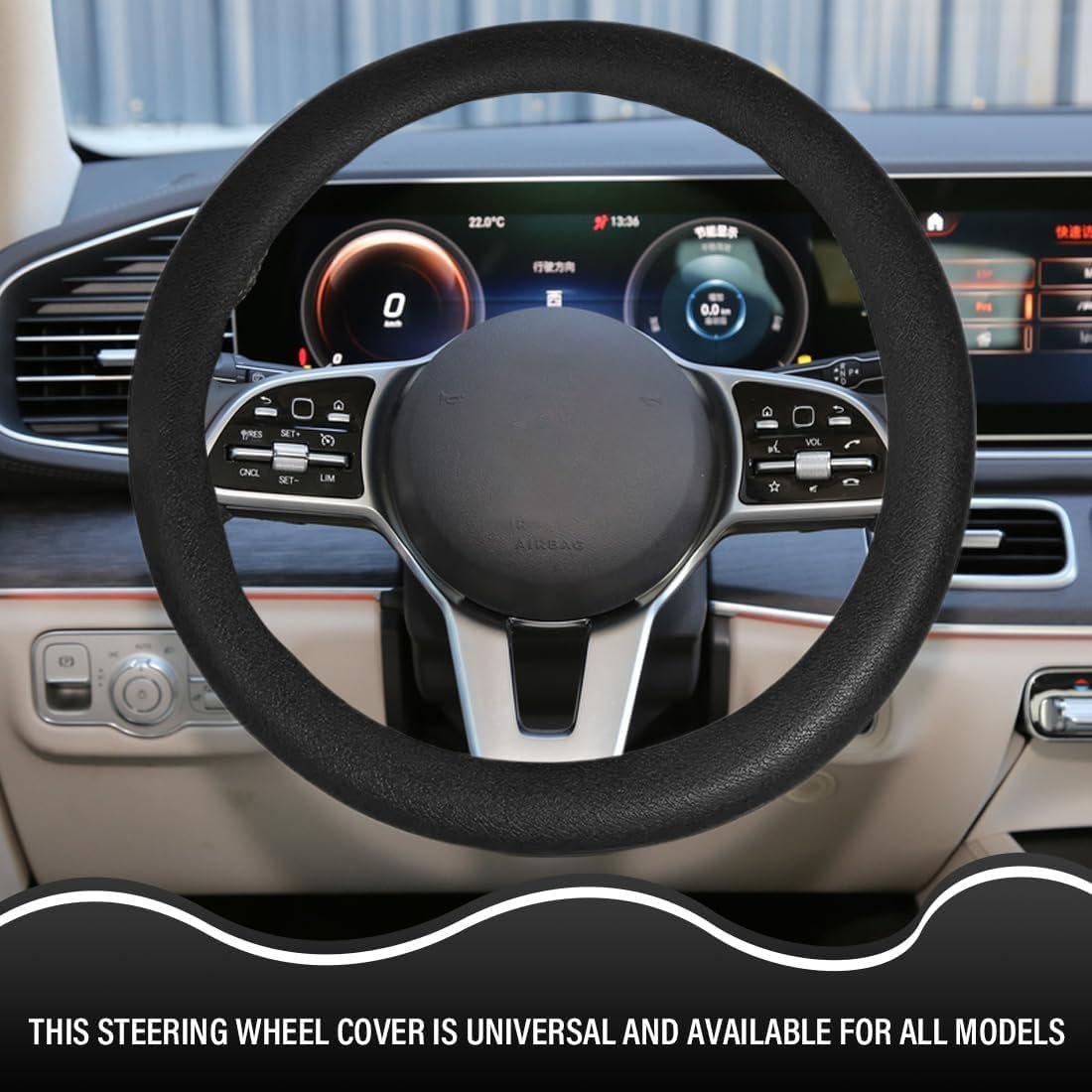 Luxury Soft Silicone Steering Wheel Cover – Premium Feel, Anti-Skid, Heat Resistant, Universal Fit Car Interior (Multi Color) - Image 6