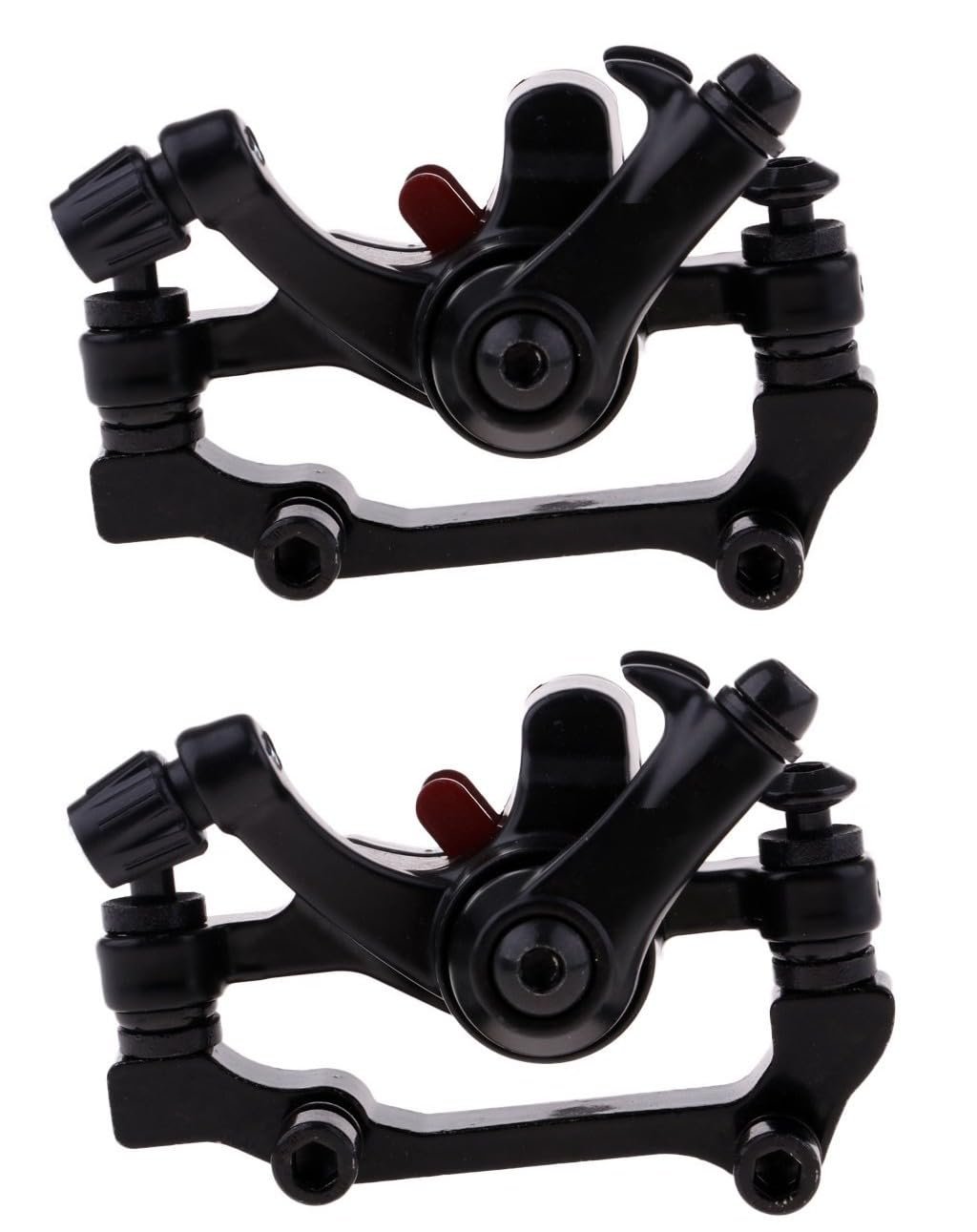 Bicycle Disc Brake Caliper Set, Front and Rear Combo Pack, Black, 2 Piece - Image 2