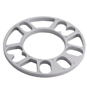 Wheel Spacers for Car, Aluminum Alloy Wheel Spacer, Car Accessories, 8mm Hubcentric Spacer for Car Accessories, Universal Fit for 4 or 5 Lug Wheels, Enhances Stability and Clearance