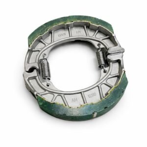 High-Performance Electric Scooty Brake Shoe, 110mm, Green, Durable Metal Construction with Spring Mechanism