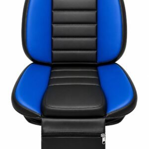 Ridemate Premium Blue Universal Tractor Seat Cover Heavy-Duty Waterproof & Dustproof Cushion Protector | Fits All Models | Anti-Slip Design, PU Leather | Farm, Garden & Lawn T R A C T O R Seat Cover