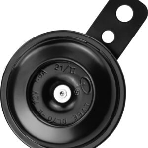 E-Trendo 12V Horn (360/440 Hz, 110dB, 70mm Dia) For Electric Scooter, Scooty, E-Bike