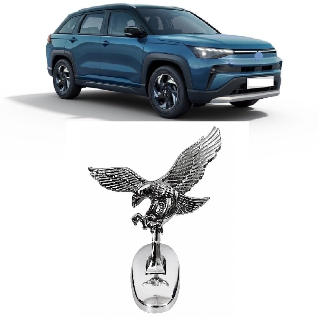 Universal Chrome Eagle Hood Ornament for Victoris| Luxury Metal Bonnet Decoration | Stylish Front Hood Emblem Accessory