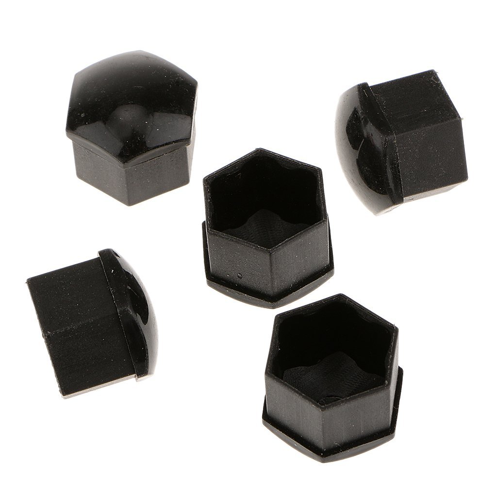 Generic 20x T39 Wheel Lug Bolt Nut Cap Center Cover for Skoda, Tool - Black - Image 5